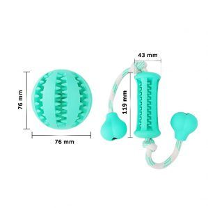 size of dog toy ball and bone for dog the small moment