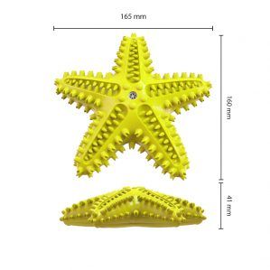 size of pet toy squaeaky star for dog the small moment