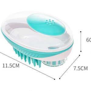 size of pet bath brush the small moment