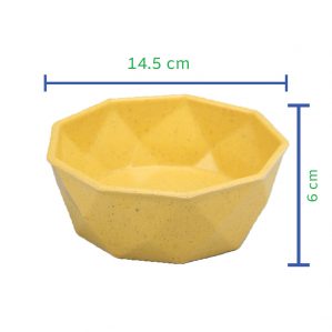 size of pet bowl the small moment made of bamboo fiber
