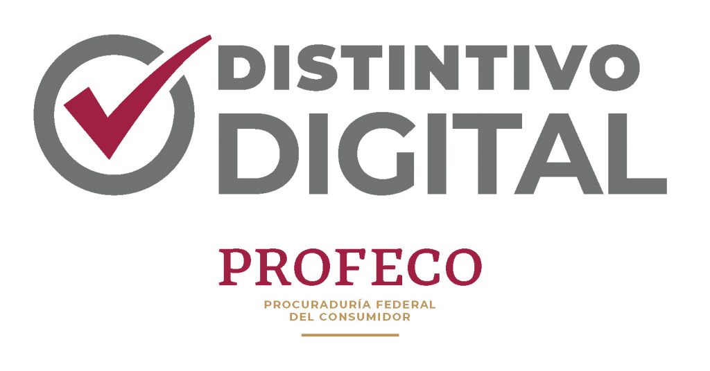Logotipo Distintivo digital profeco para the small moment